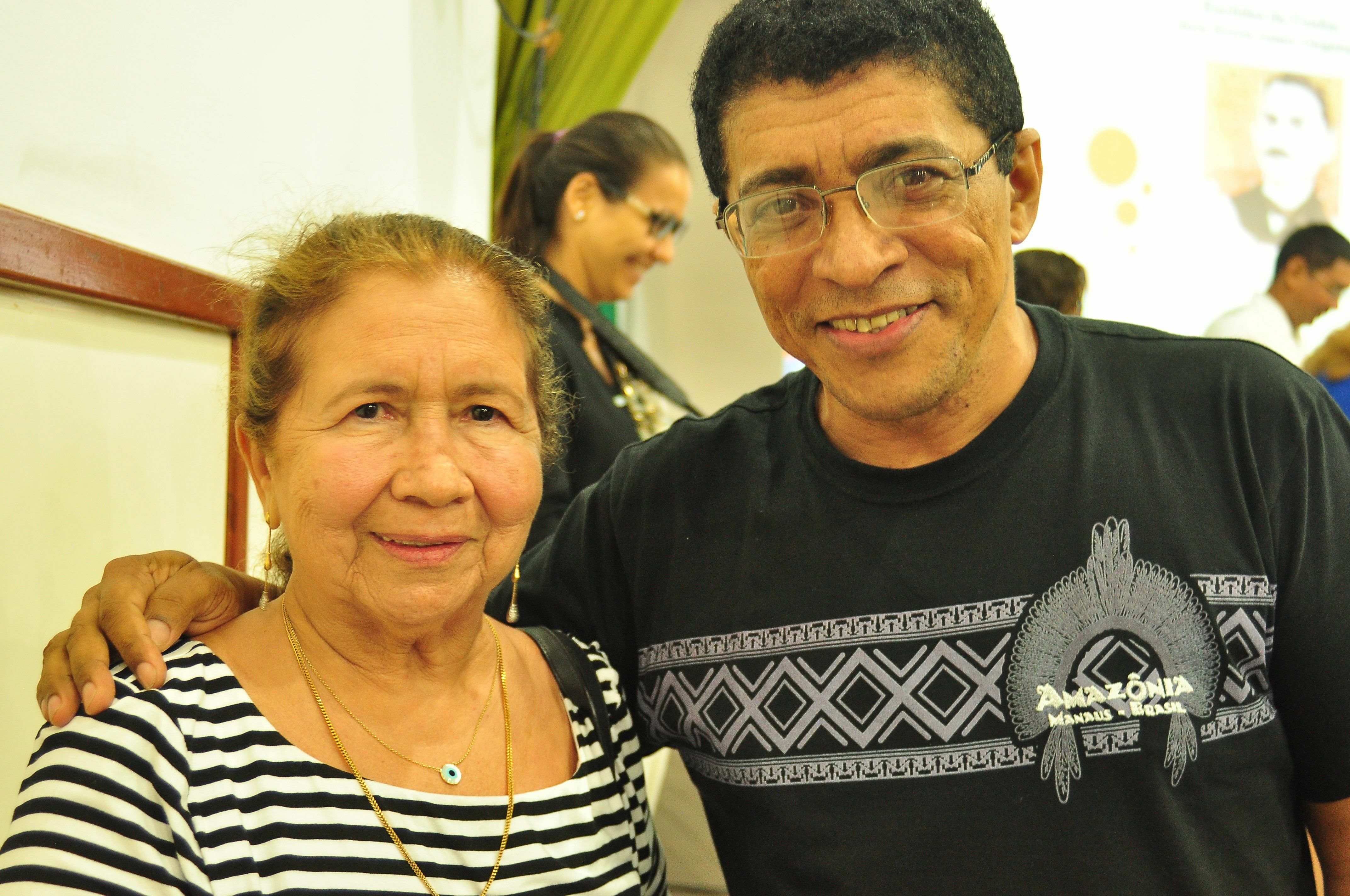 Professores Edinéa Mascarenhas e Carlos Guedelha